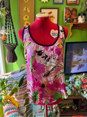 Y2K Seduction floral Tank Top